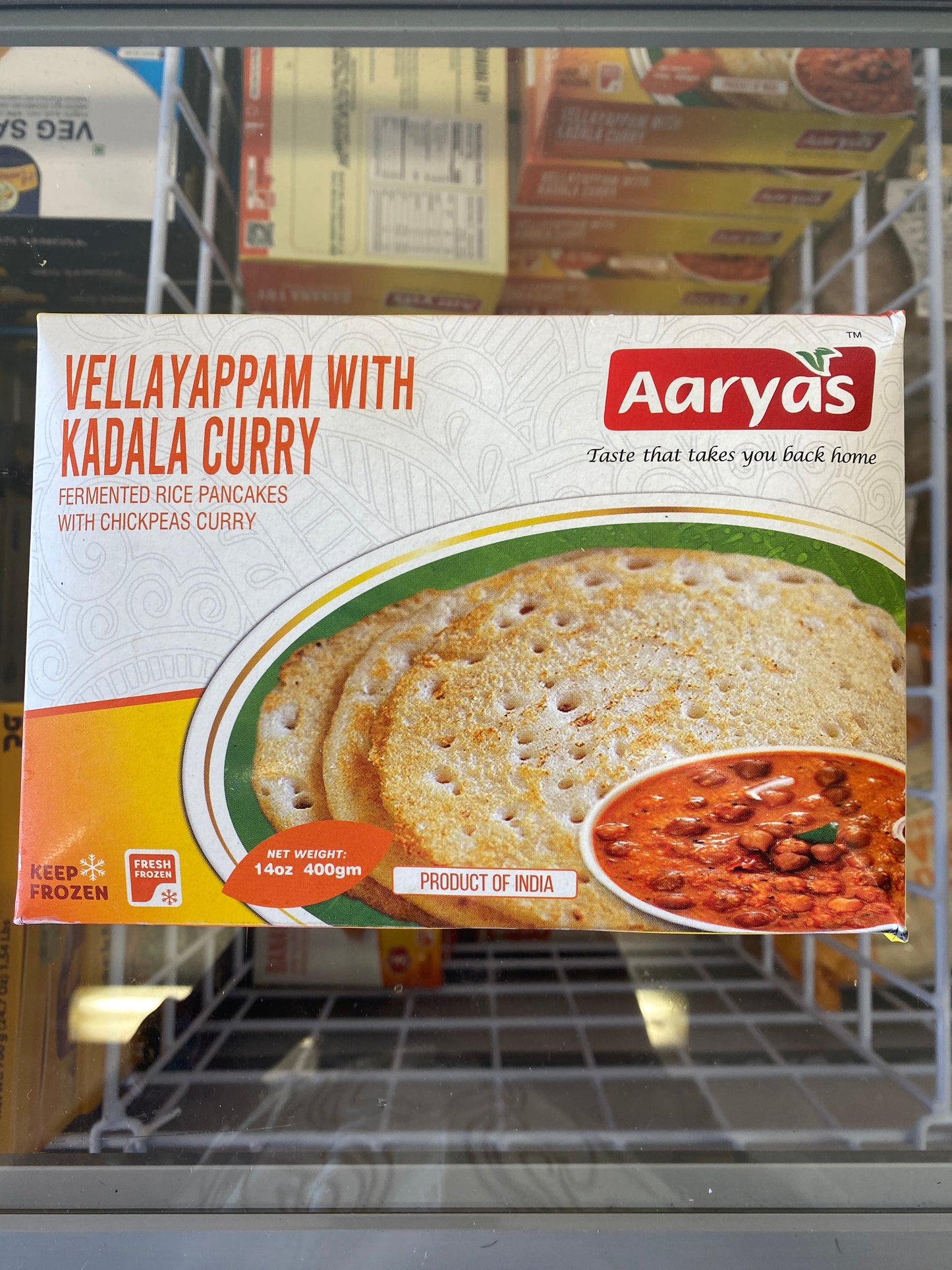 Vellayappam with Kadala curry (aaryas 454 gm )
