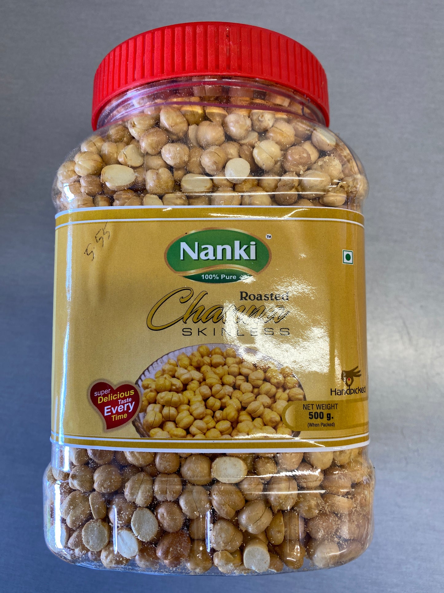 Roasted channa skinless (nanki 500 gm)