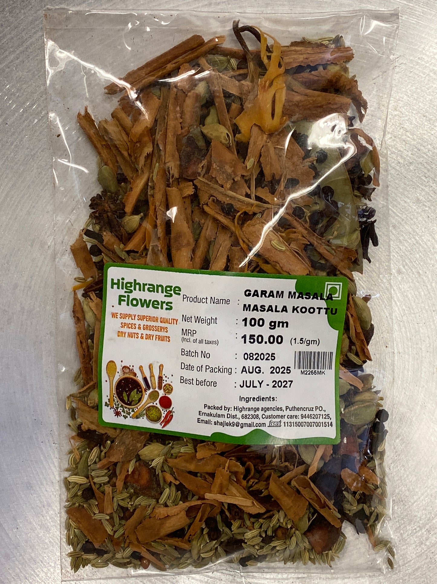 Whole Masala Kootu (garam)