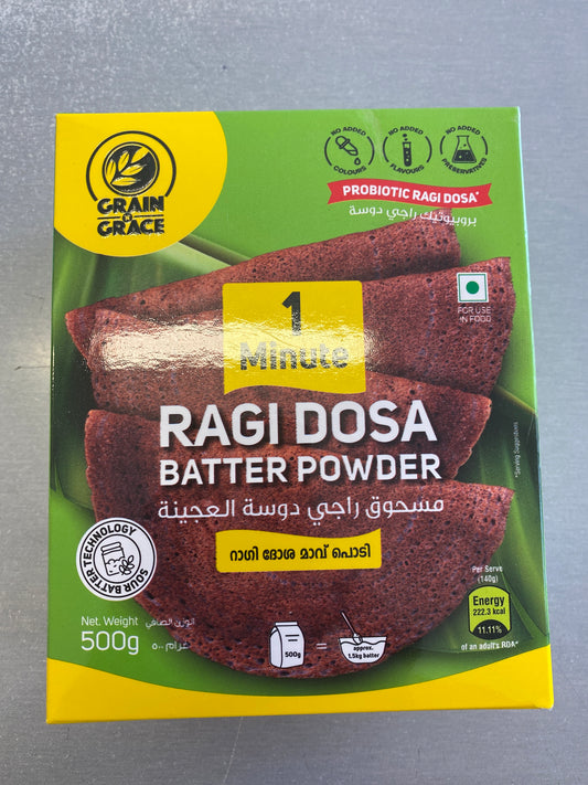 Ragi dosa batter powder (grain &grace 500 gm )
