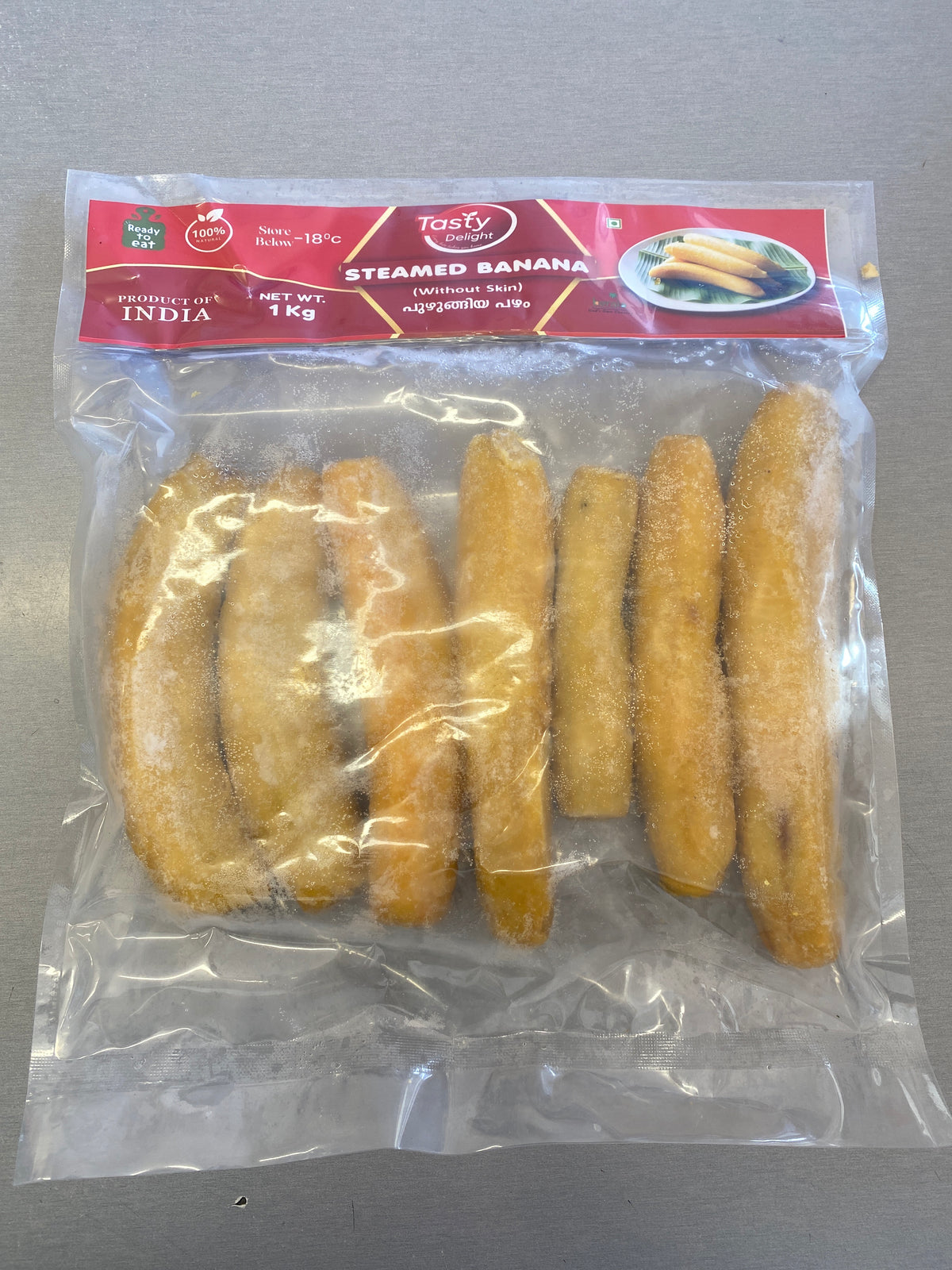 Steamed bananas (tasty delight 1kg)
