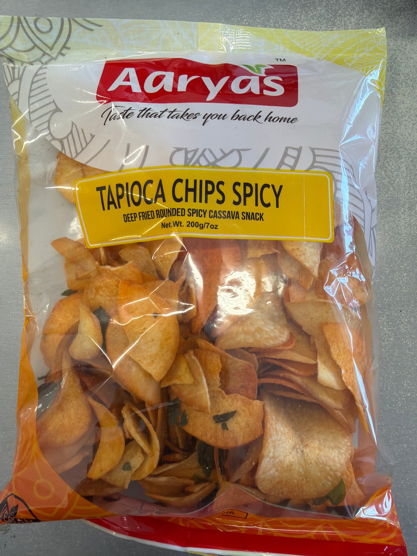 Tapioca Chips Spicy- Aryas - 200gm
