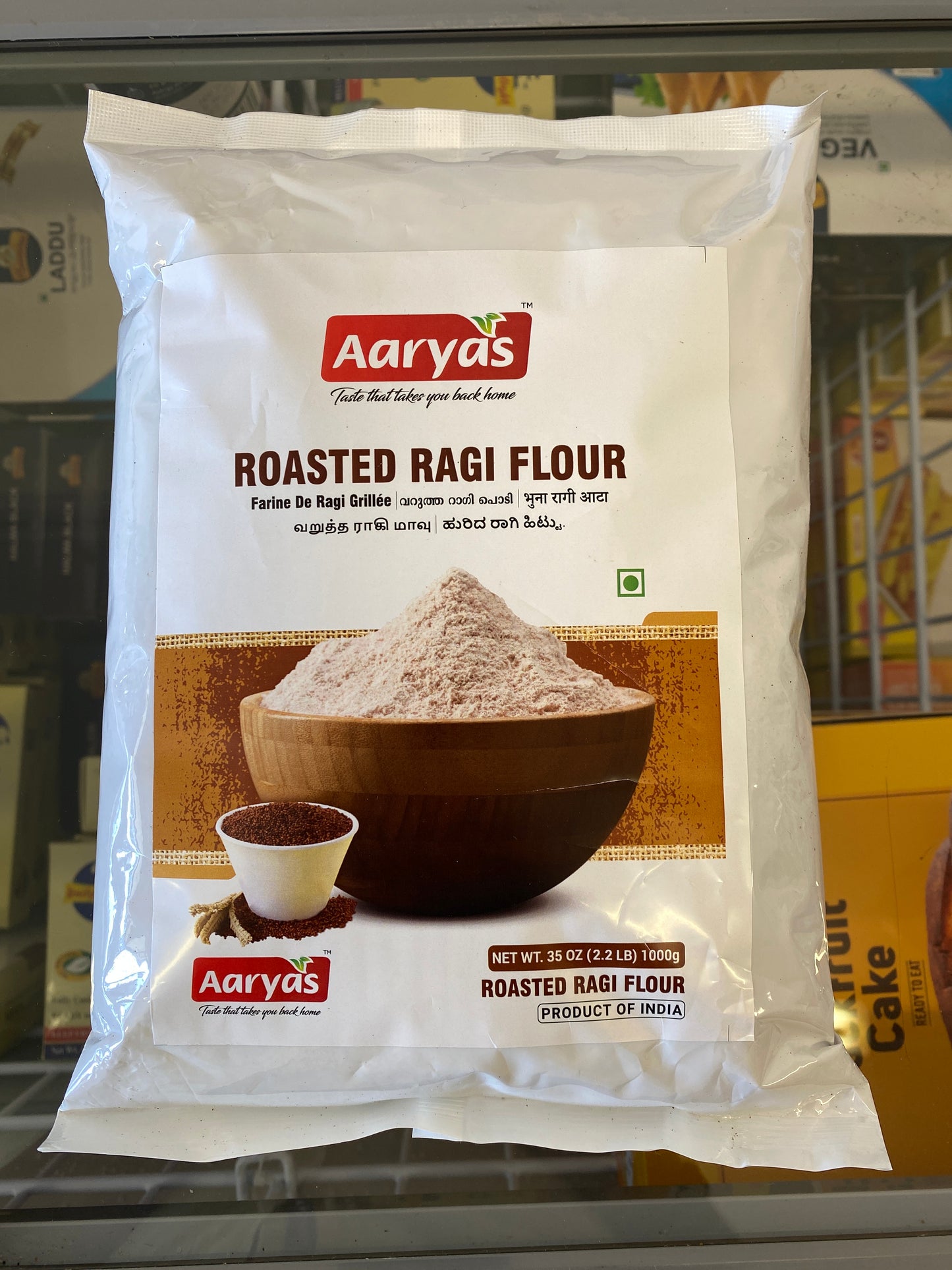 Roasted ragi flour (aaryas 1kg )