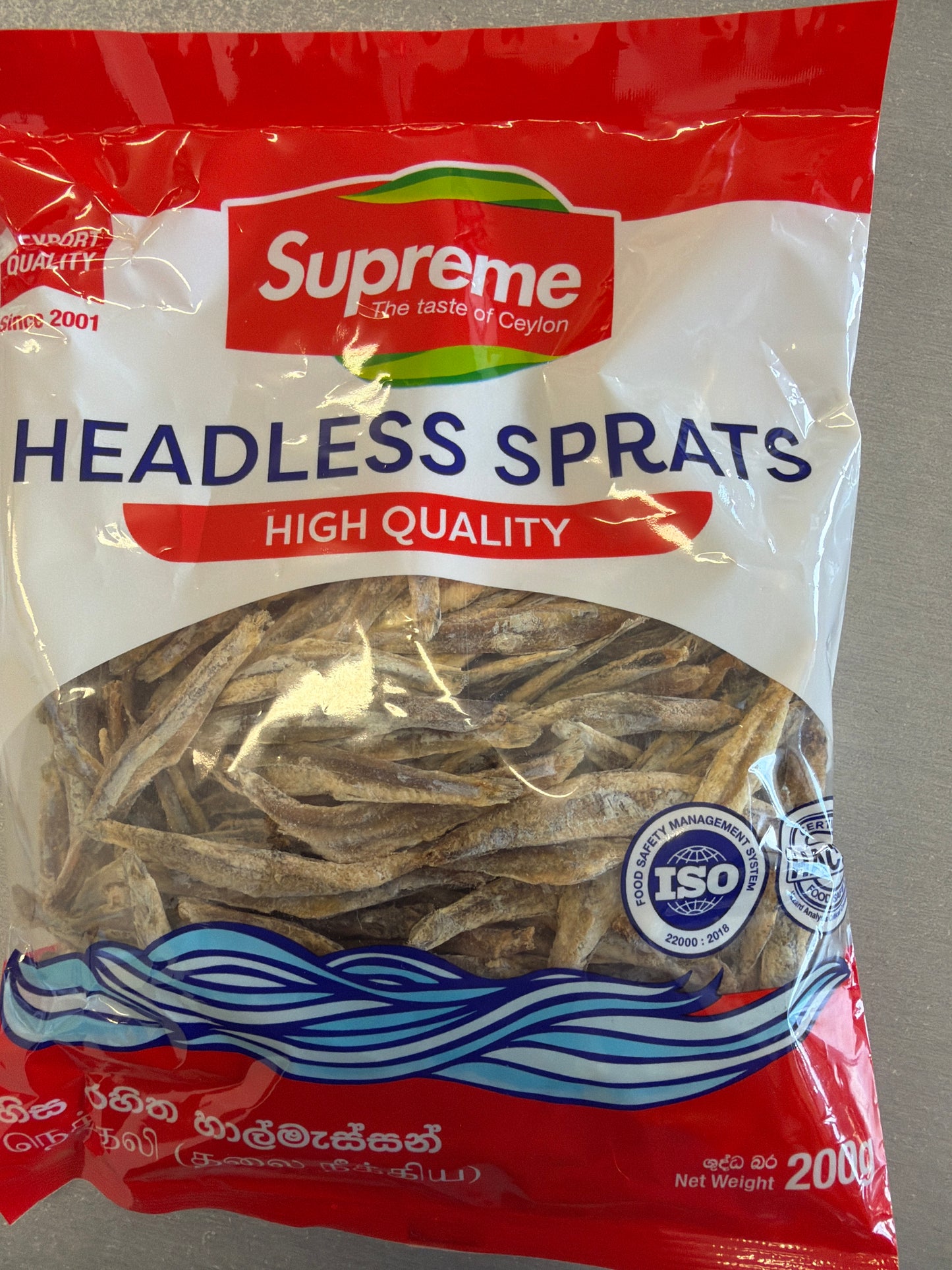 Headless Sprats (Supreme)