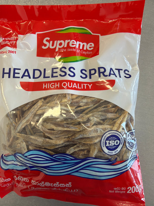 Headless Sprats (Supreme)