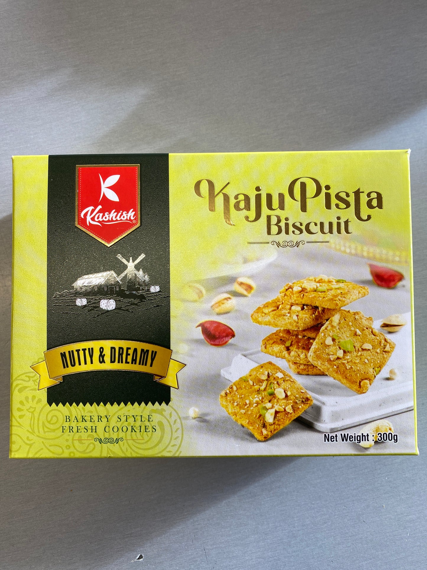 Kaju pista biscuit (KASHISH 300 gm )