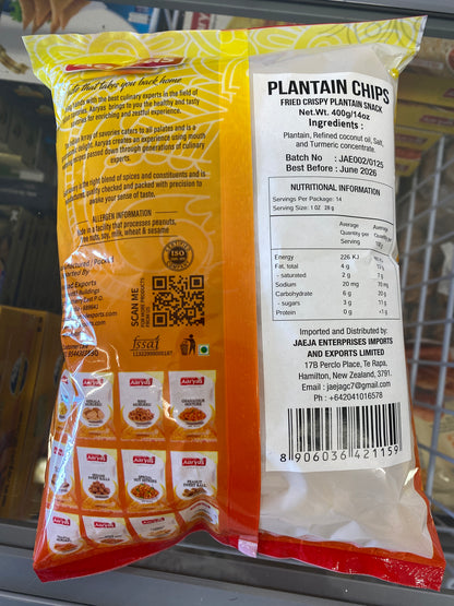 Plantain chips (Aryas 400 gm)