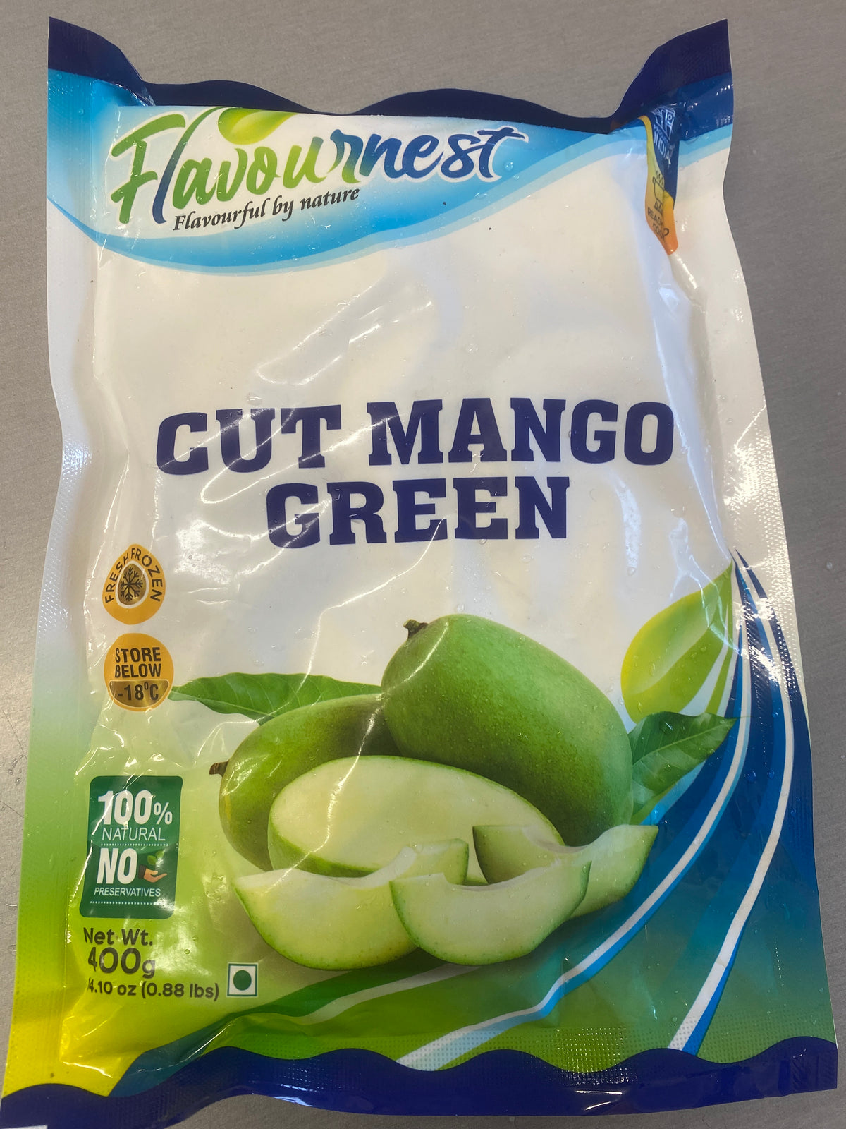 Cut mango w skin (flavournest )