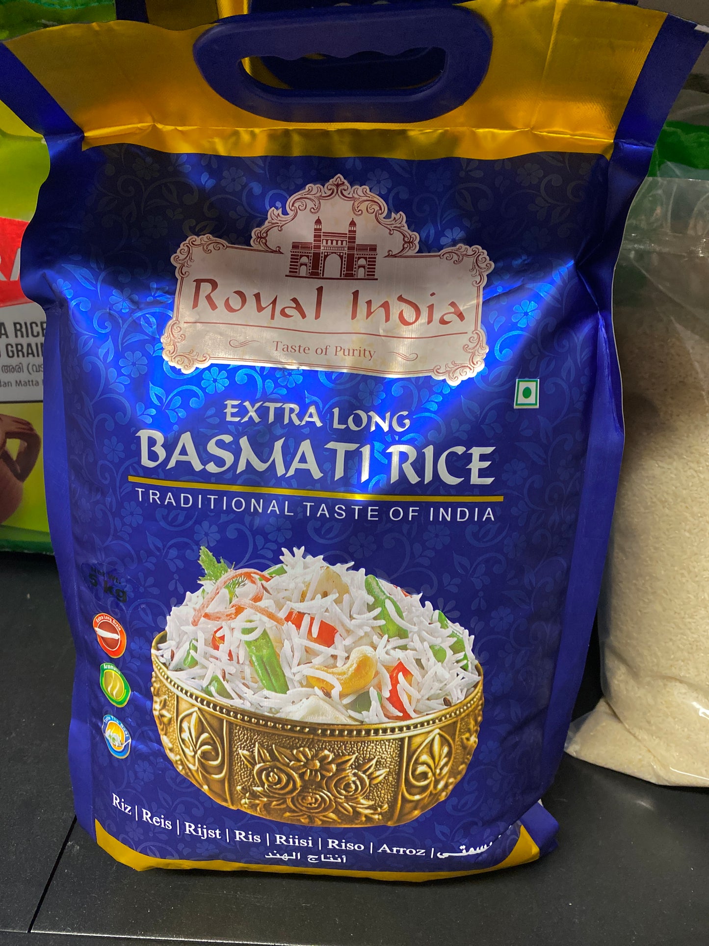 Extra long basmati rice (royal india 5ka)