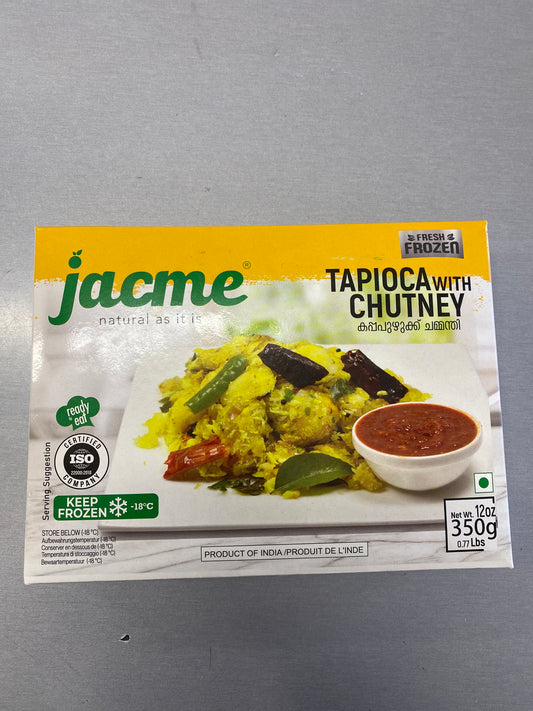 Tapioca with chutney (jacme 350 gm )