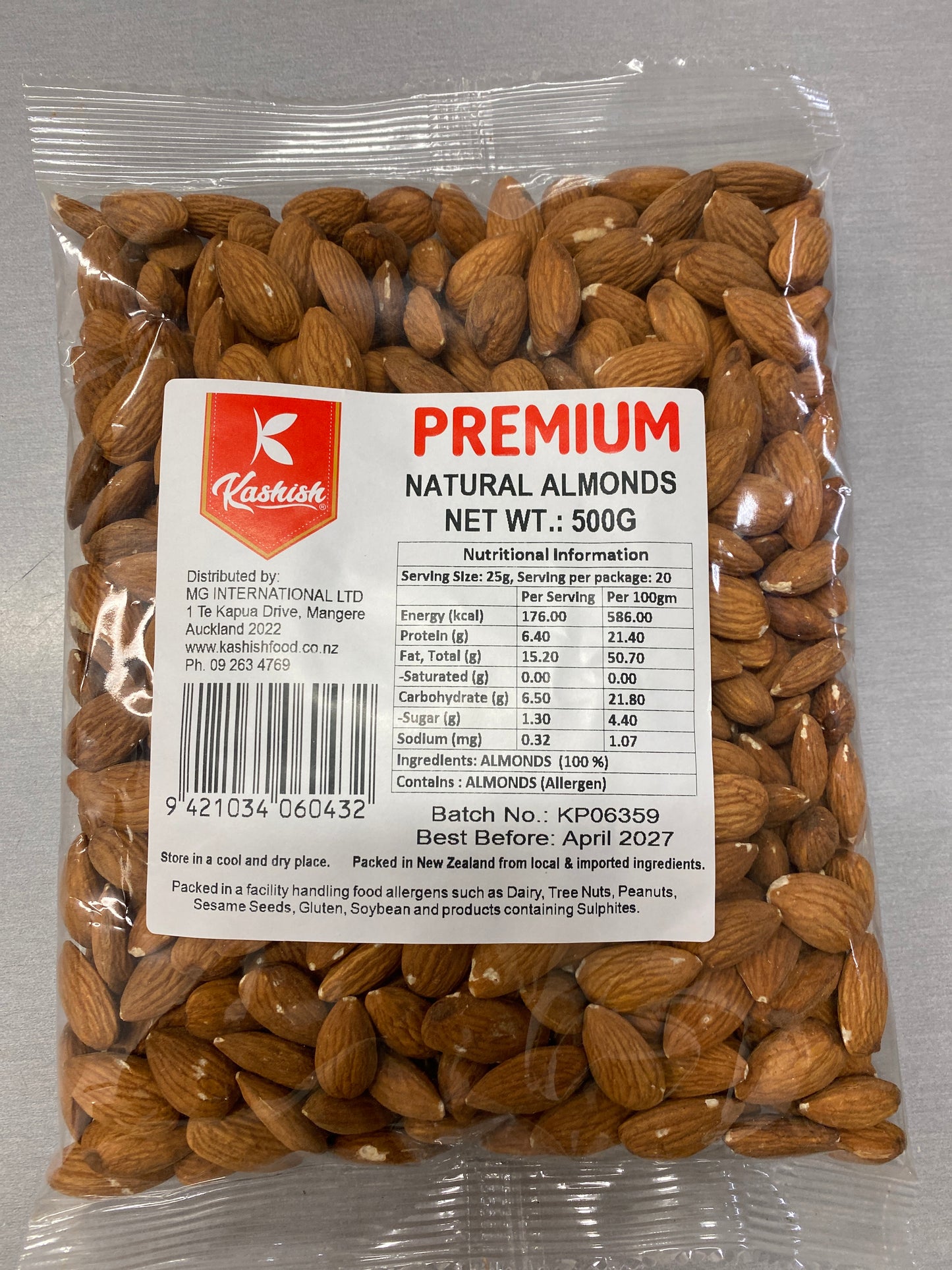 Almonds (KASHISH 500 gm )
